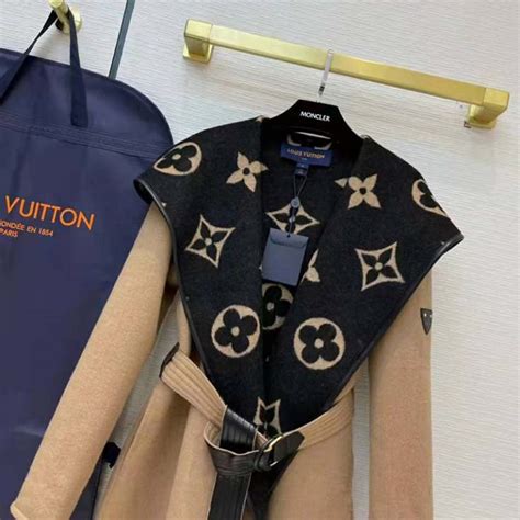 louis vuitton cashmere wool blend double-monogram jacquard jacket